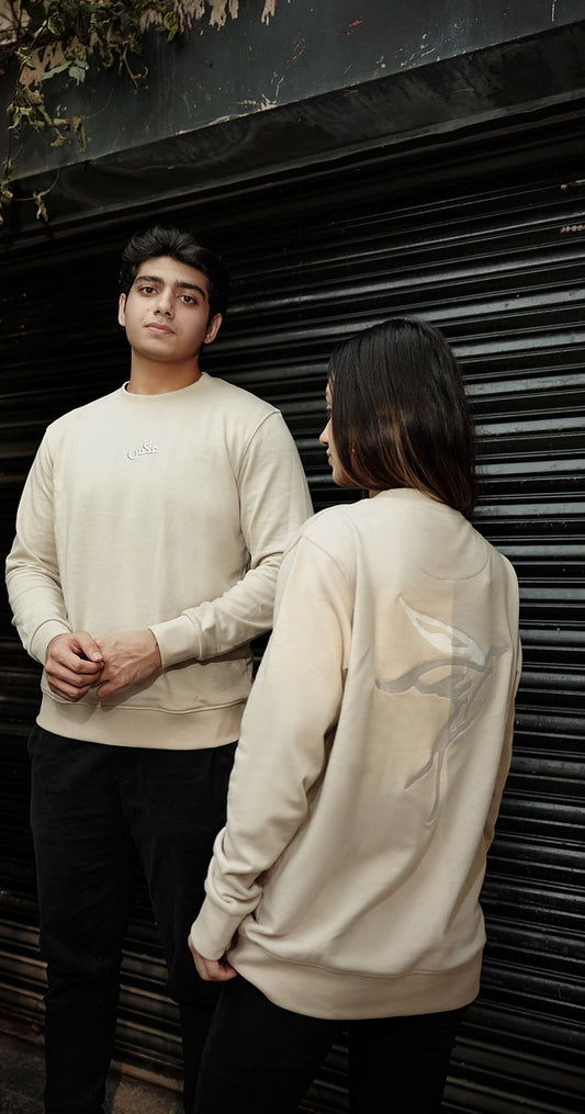 Wings of Serenity (Beige) - AGHAAZ